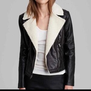 PJK Patterson J.Kincaid Jinx Faux Leather Jacket Women’s Size XS